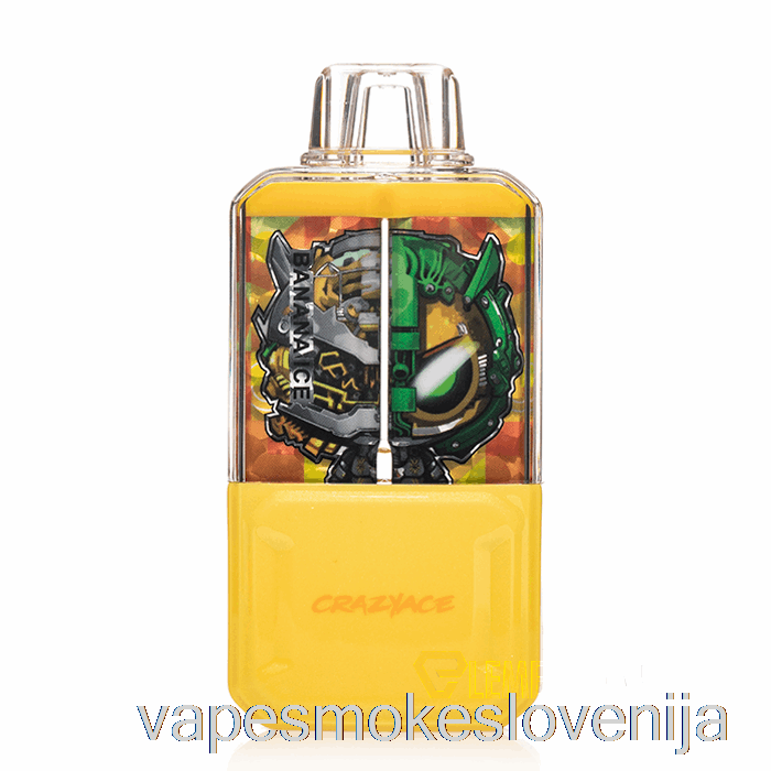 Vape Za Enkratno Uporabo Crazyace B15000 Bananin Led Za Enkratno Uporabo